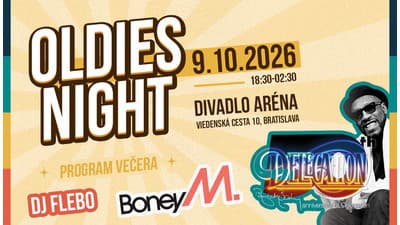 OLDIES Night v Bratislave: Boney M., Delegation a DJ Flebo
