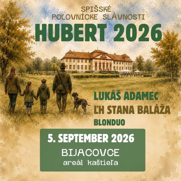 Spišské poľovnícke slávnosti - HUBERT 2026