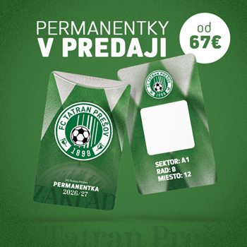 FC Tatran Prešov - Permanentka 2026/27
