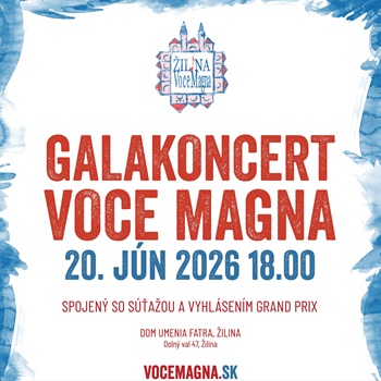 XVI. ročník festivalu Voce Magna 2026 – Galakoncert Grand Prix