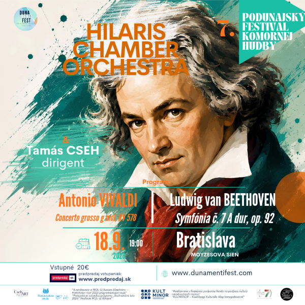 HILARIS CHAMBER ORCHESTRA / BEETHOVEN & VIVALDI / Podunajský  festival komornej hudby 2026
