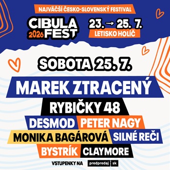 CIBULA FEST 2026 - Sobota 25.7.