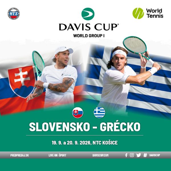 DAVIS CUP: Slovensko - Grécko