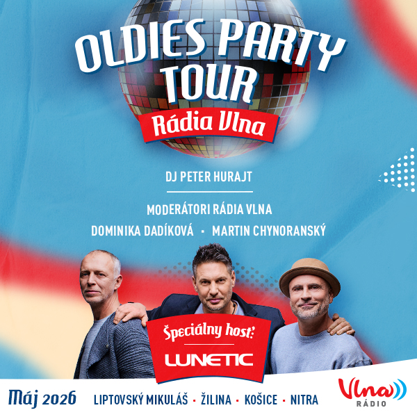 OLDIES PARTY TOUR RÁDIA VLNA - Liptovský Mikuláš 2026