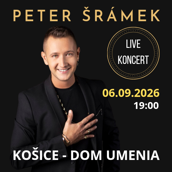 Peter Šrámek – ŽIVÝ KONCERT V KOŠICIACH!