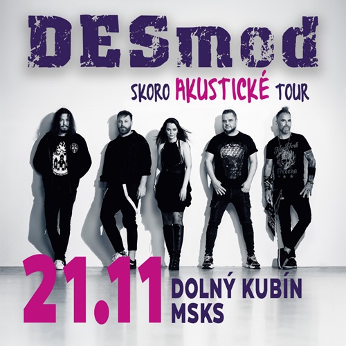 DESmod skoro AKUSTICKÉ tour - Dolný Kubín - ZRUŠENÉ