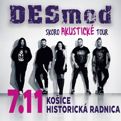 DESmod skoro AKUSTICKÉ tour - Košice - ZRUŠENÉ